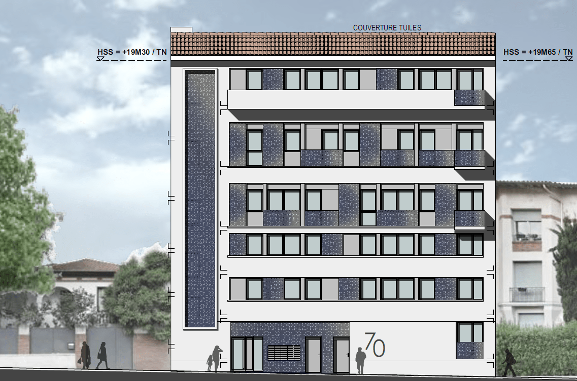 Résidence Demoiselles Toulouse — facade